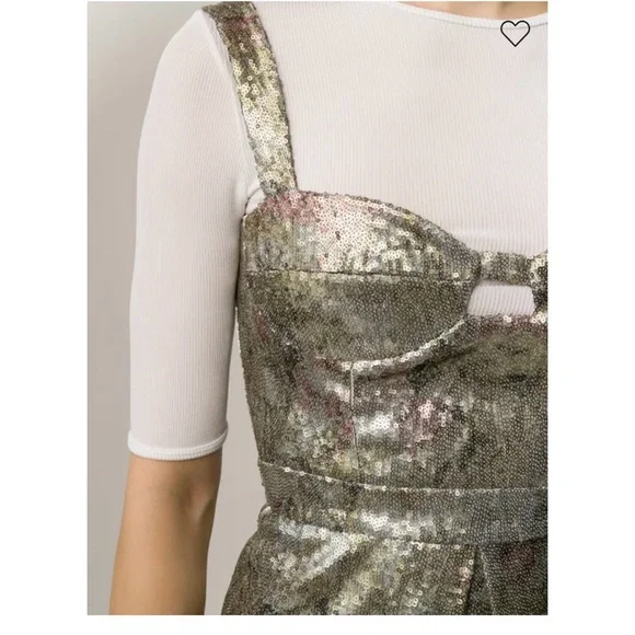 Burberry Metallic Mini Dress - Picture 4 of 16